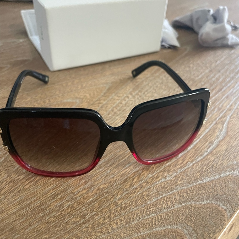 Dior Black and Pink Ombre Sunglasses - Picture 3 of 9